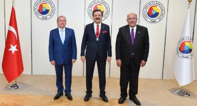 Bursa iş dünyasının sorunları ve talepleri TOBB Başkanı Hisarcıklıoğlu'na iletildi