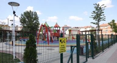 İnegöl’de parklar 24 saat gözetim altında