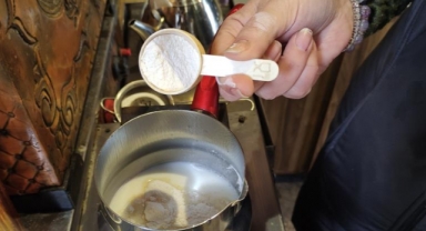 Manda sütünden salep yaptı, çok talep görüyor