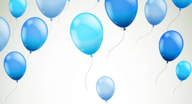 Mavi balonlar ‘diyabet için’ gökyüzünde