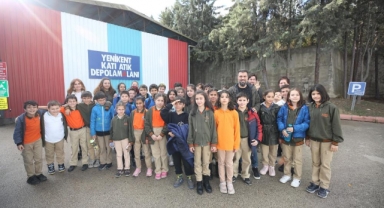 Öğrenciler çevre eğitimini yerinde alıyor