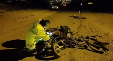 Otomobil ile çarpışan bisikletin sürücüsü ağır yaralandı