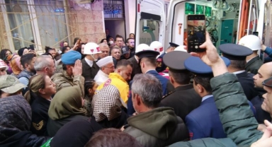 Şehit evlatlarını ailece kamuflaj giyerek uğurladılar