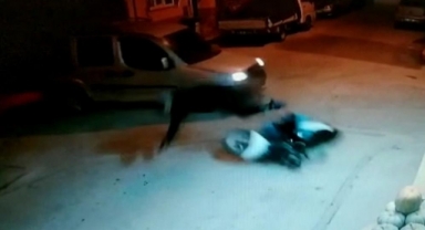 Sürücü çarptığı bisikletliyi bırakıp kaçtı