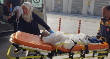 Yangında anne ve 1 yaşındaki oğlu ölümden döndü