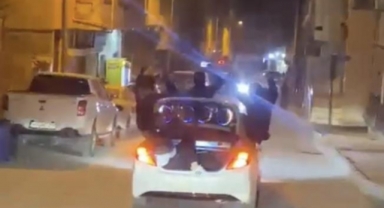 Asker uğurlaması mahalleliyi çileden çıkardı