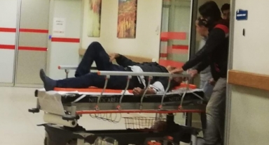 Bursa'da bir çalışan ilk iş gününde hastanelik oldu