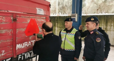 Çiftçilere ‘Trafikte görünür ol’ eğitimi