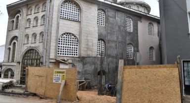 Elmasbahçeler Merkez Camii’ne yeni minare