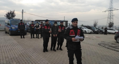 Gemlik'te kablo hırsızları tutuklandı