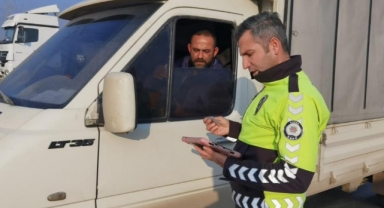 Kış lastiğinde kurallara uymayan sürücülere ceza