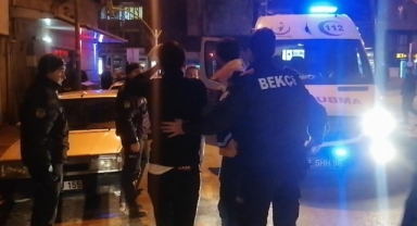 Tartıştığı kişiyi başında şişe kırarak yaraladı