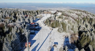 Uludağ'ın keyfini turistler çıkardı