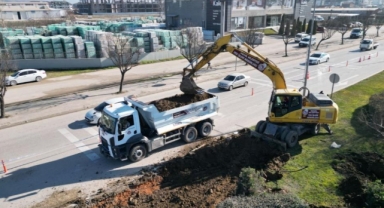 Akpınar Kavşağı’nda çalışmalar başladı