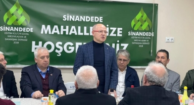 Başkan Gürkan, Sinandede sakinleri ile bir araya geldi