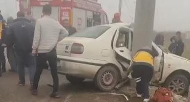 Bursa'da sis kazası:1 ölü 1yaralı