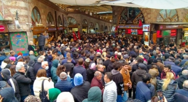 Ekrem İmamoğlu Kapalı Çarşısından geçemedi