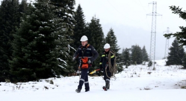 Enerjinin kahramanları Uludağ'da kar mesaisinde