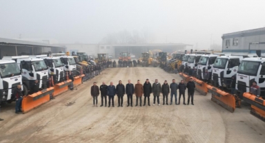 İnegöl Belediyesi ekipleri kar yağışına hazır