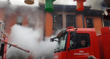 İnegöl'de korkutan yangın