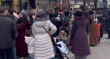 İzdiham'da kadınlar birbirlerini ezdi