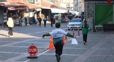 Tarihi çarşıda oryantiring heyecanı