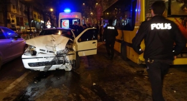 Yeni yıla kaza yaparak girdiler