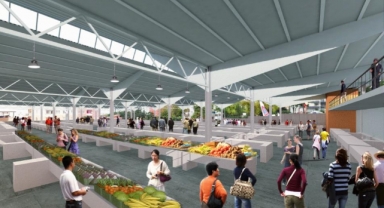 Bağlaraltı'na modern pazar yeri