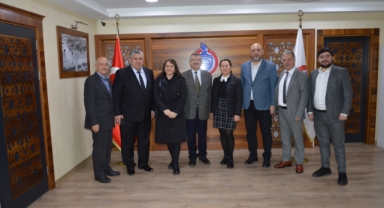 BAL-GÖÇ Genel Başkanı'ndan Başkan Aydın‘a Ziyaret