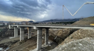 Balıklıdere Köprüsü inşaatı hızla sürüyor