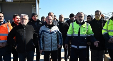 Başkan Gürkan Hatay’a destek ziyaretinde bulundu
