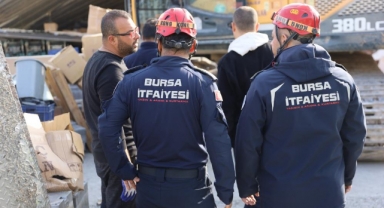 Bursa itfaiyesi gece gündüz iş başında