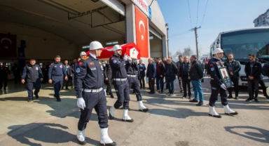 Bursa itfaiyesinde hüzünlü veda