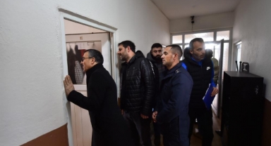 Deprem bölgesinden gelen vatandaşlar İnegölspor tesislerine yerleştirildi