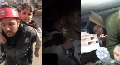 Depremden 50 saat sonra gelen mutluluk: 1 çocuk, 2 kadın enkazdan böyle kurtarıldı