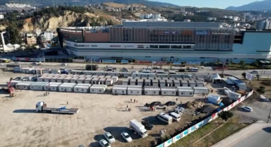 Gemlik Konteyner Kent havadan görüntülendi