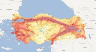 İşte Türkiye deprem risk haritası ile diri faylar