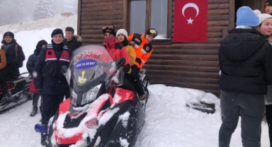 Jandarmadan lise öğrencilerine Uludağ sürprizi