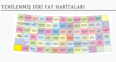 MTA yenilenmiş diri fay haritalarını yayınladı