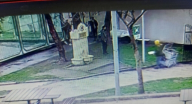 Parktaki kedi kulübelerini yaktılar