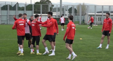 A Milli Takım hazırlıklarını Bursa'da sürdürdü