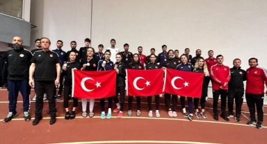 B.B.Belediyesporlu Hatice Kübra İlgün'den gümüş madalya