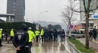 Bursa polisi maç öncesi olaylara izin vermedi