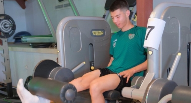 Bursaspor salonda çalıştı