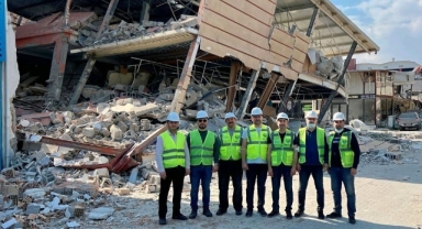 BUÜ'lü mühendislerden deprem bölgesinde inceleme