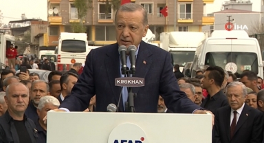 Cumhurbaşkanı Erdoğan Kırıkhan'da