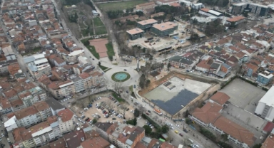 İnegöl'de Merkez Park şekilleniyor