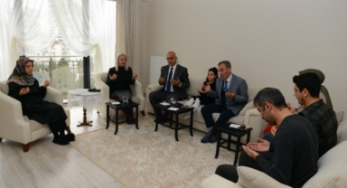 Şehit ailelerine anlamlı ziyaret
