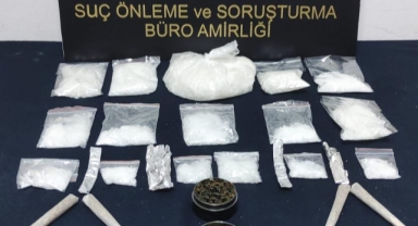 34 suç kaydı bulunan zanlı 530 gram uyuşturu ile yakaladı