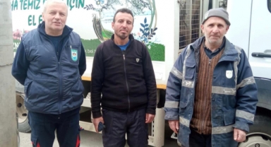 Çöpte bulunan para sahibine ulaştırıldı